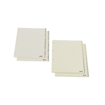 SEPARADORES CARTOLINA A4  A/Z