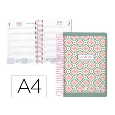 AGENDA ESPIRAL DIARIA A6...