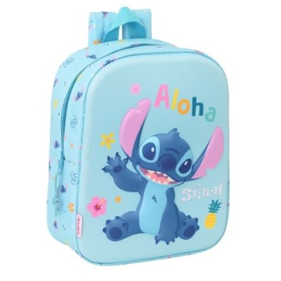 MOCHILA DISNEY STITCH ALOHA 3D
