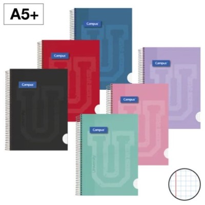 CADERNO ESPIRAL CAPA DURA...