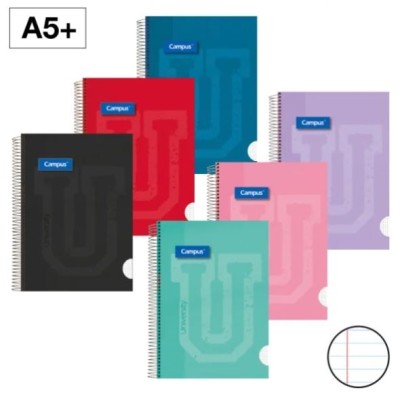 CADERNO ESPIRAL CAPA DURA...