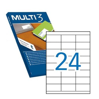 ETIQUETAS BRANCAS A4 MULTI3...