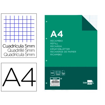 BLOCO RECARGA A4 100GR...