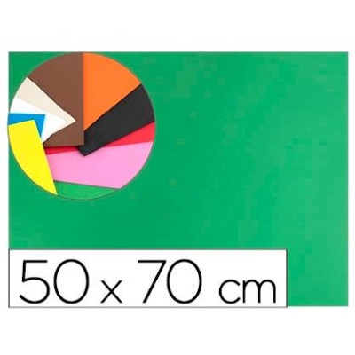 PLACA GOMA EVA 50x70CM VERDE