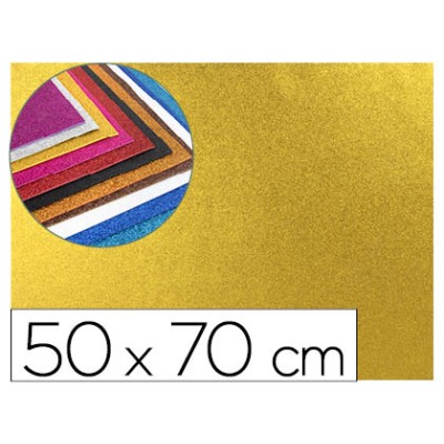 PLACA GOMA EVA 50x70CM OURO...