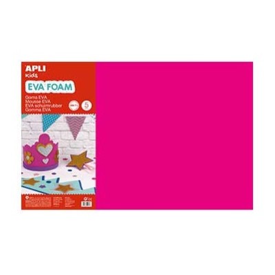 PLACA GOMA EVA 40x60CM ROSA...
