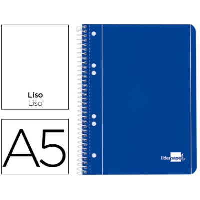CADERNO ESPIRAL CAPA AZUL...
