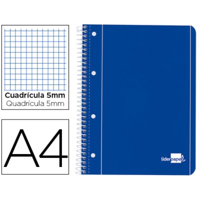 CADERNO ESPIRAL CAPA AZUL...