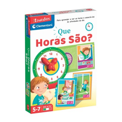 JOGO CLEMENTONI QUE HORAS...