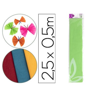 PAPEL CREPE 0,50x2,5MT...