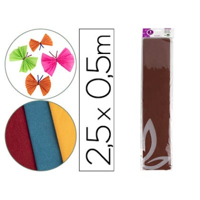 PAPEL CREPE 0,50x2,5MT...