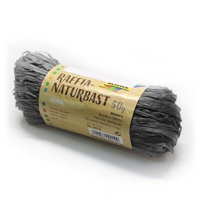 NOVELO FIO RAFIA 50gr. PRETO