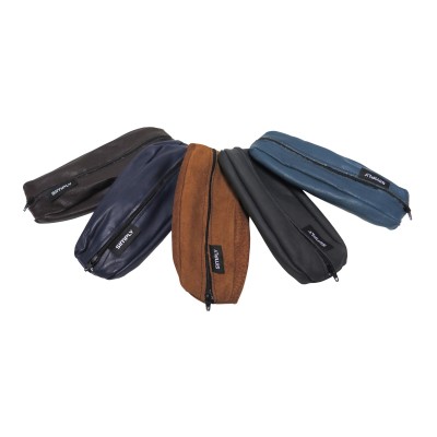 ESTOJO ESCOLAR EM PELE -...