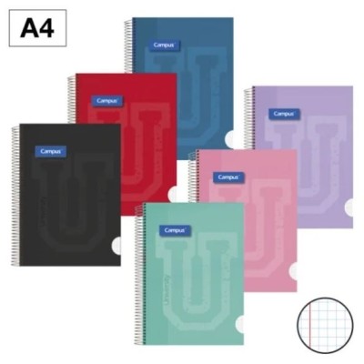 CADERNO ESPIRAL CAPA DURA...