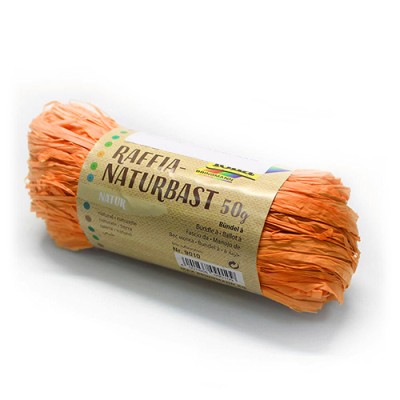 NOVELO FIO RAFIA 50gr. LARANJA