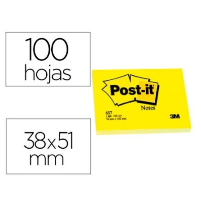BLOCO Post-it® 38x51mm...