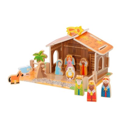 PRESEPIO DE MADEIRA C/ 20...