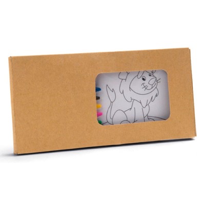 CAIXA C/ 8 LAPIS DE CERA +...