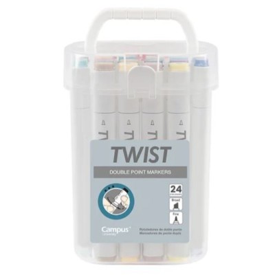 CAIXA C/ 24 x MARCADORES...