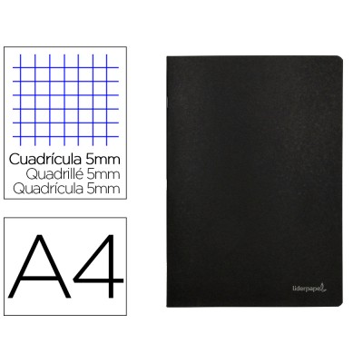 CADERNO AGRAFADO CAPA PRETA...