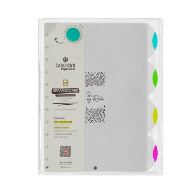 SEPARADORES P/ CADERNO...