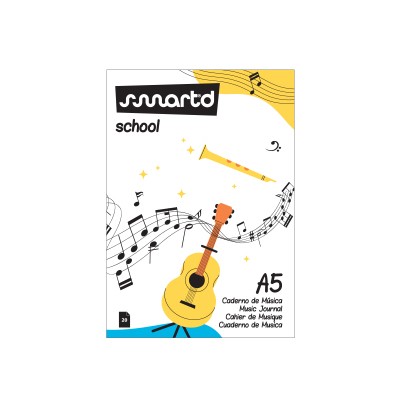 CADERNO DE MUSICA A5 20 FLS