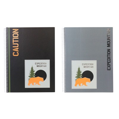 CADERNO ESPIRAL CAPA DURA...