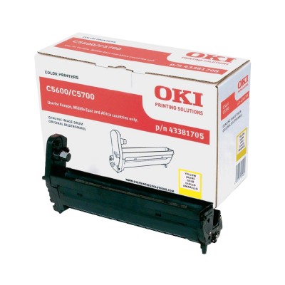 TAMBOR OKI C5600 AMARELO...