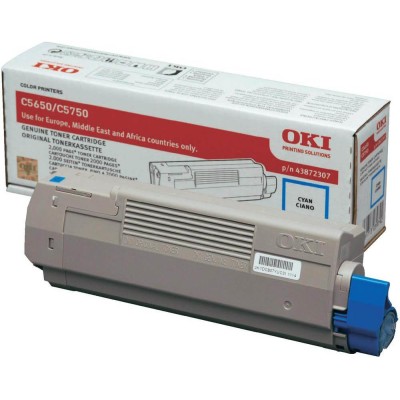 TONER OKI C5650 CYAN 2K...
