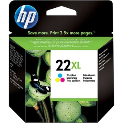 TINTEIRO HP 22XL TRICOLOR...