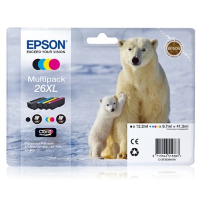 KIT 4 x TINTEIROS EPSON...