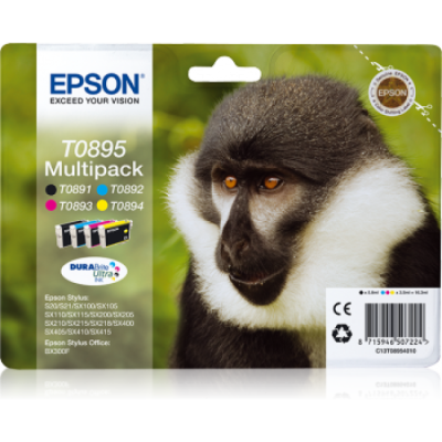 KIT 4 TINTEIROS EPSON T0895...