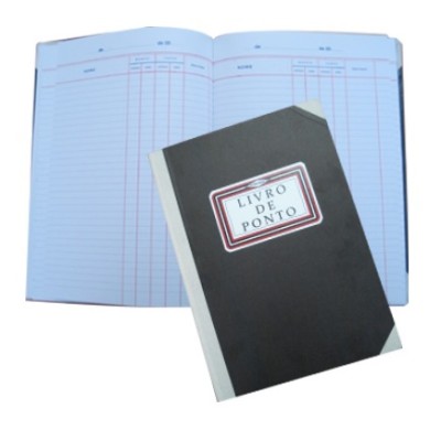 LIVRO DE PONTO CAPA AZUL A4...