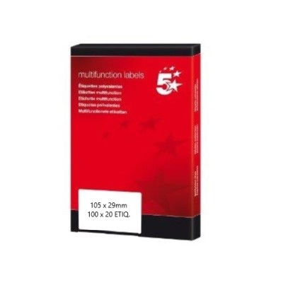 ETIQUETAS BRANCAS  A4 5*...