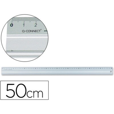 REGUA METALICA ALUMINIO 50CM