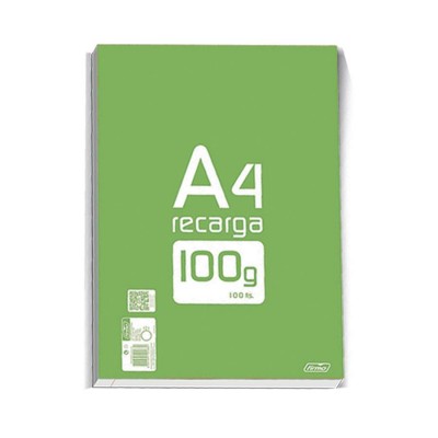 BLOCO RECARGA A4 100GRS...