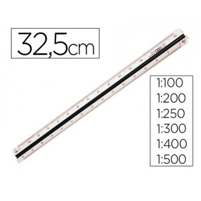 REGUA ESCALAS TRIANGULAR...