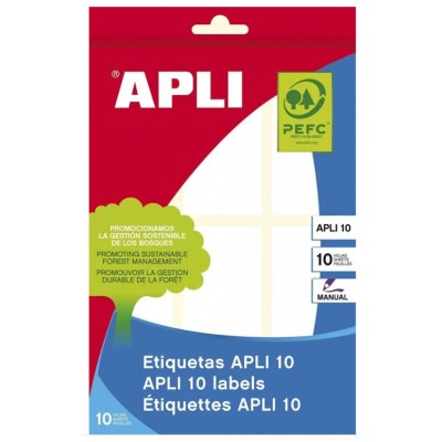 ETIQUETAS APLI 34x67mm  A5...