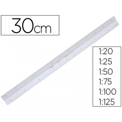 REGUA ESCALAS TRIANGULAR...